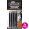 Multipack of 24 - Compressed Charcoal Sticks 4/Pkg-Black - 2B, 4B & 6B